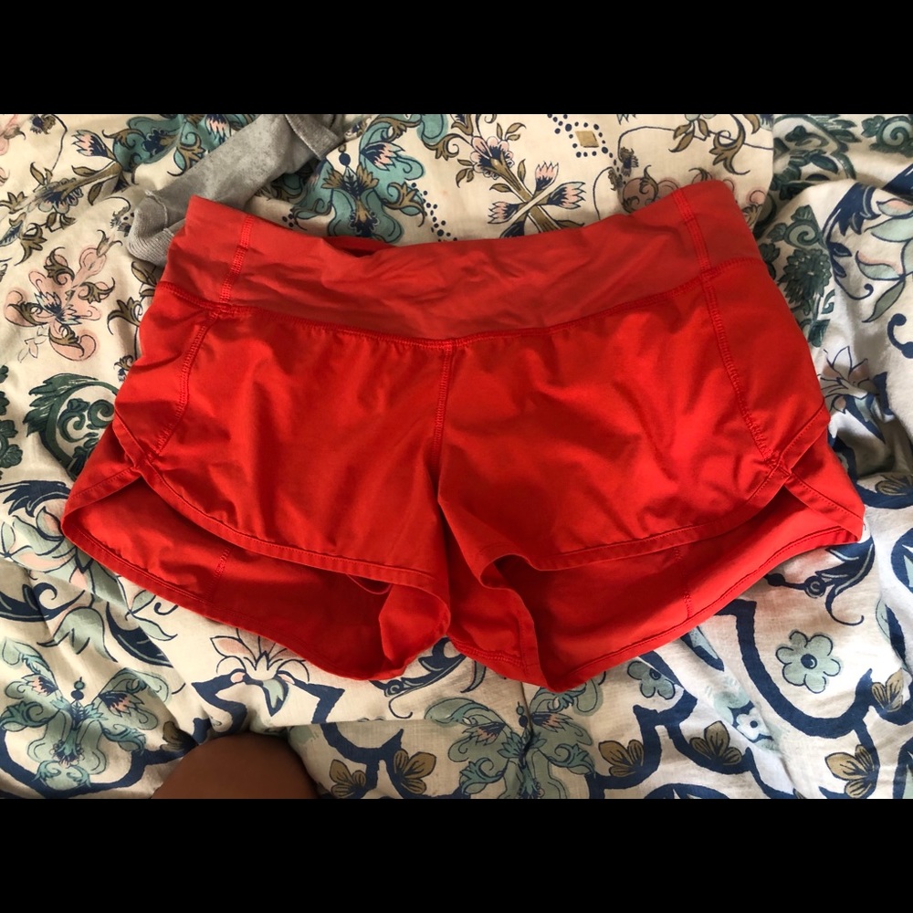 Lulu lemon speed runner shorts